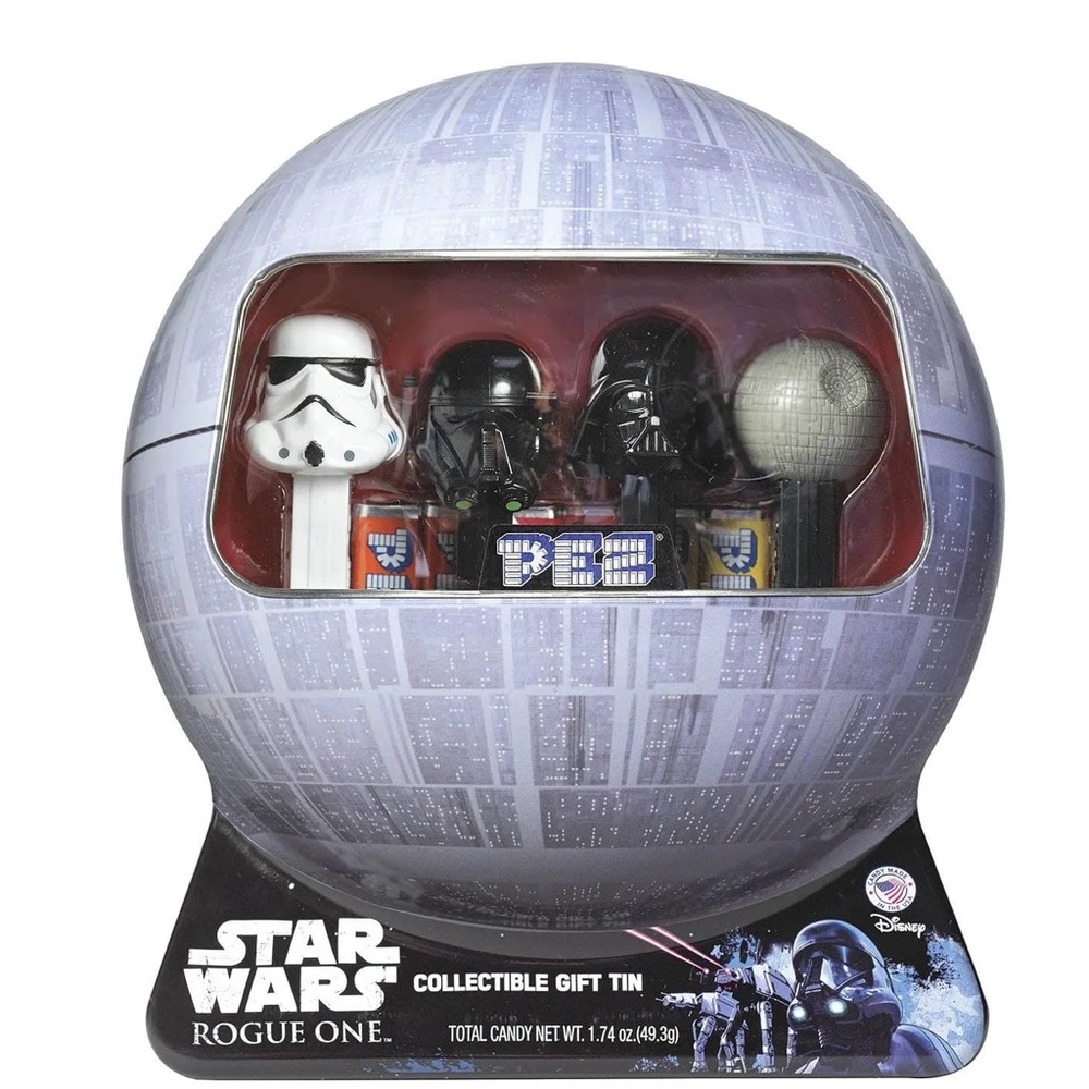 BNIP- PEZ Star Wars Rogue One Collectible Gift Tin- retired 2016